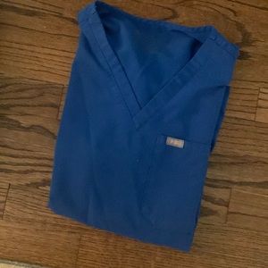 Figs Small One Pocket Royal Blue